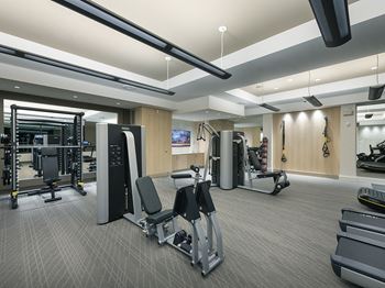 24-Hour fitness center with technogym cardio & strength equipment
